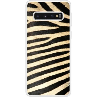 Coque en silicone 1001coques Galaxy S10 Zèbre - Publicité Coque en silicone 1001coques Galaxy S10 Zèbre - Publicité