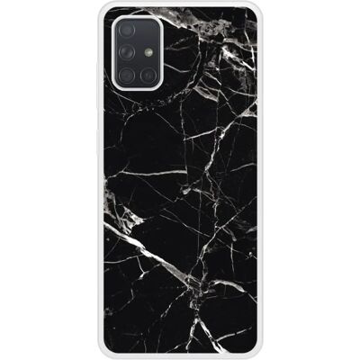 Coque en silicone 1001coques pour Samsung Galaxy A71 Marbre Noir - Publicité Coque en silicone 1001coques pour Samsung Galaxy A71 Marbre Noir - Publicité