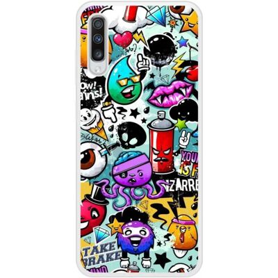 1001coques Coque en Silicone Galaxy A70 Graffiti - Publicité 1001coques Coque en Silicone Galaxy A70 Graffiti - Publicité