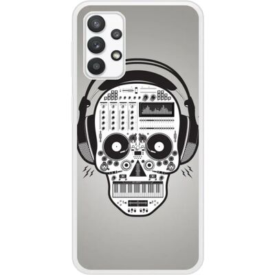 1001coques - Galaxy A32 5G - Skull Music - Coque de téléphone - Publicité 1001coques - Galaxy A32 5G - Skull Music - Coque de téléphone - Publicité