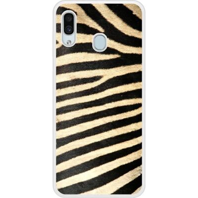 Coque en silicone 1001coques Samsung Galaxy A20 Zèbre - Accessoire téléphone - Publicité Coque en silicone 1001coques Samsung Galaxy A20 Zèbre - Accessoire téléphone - Publicité