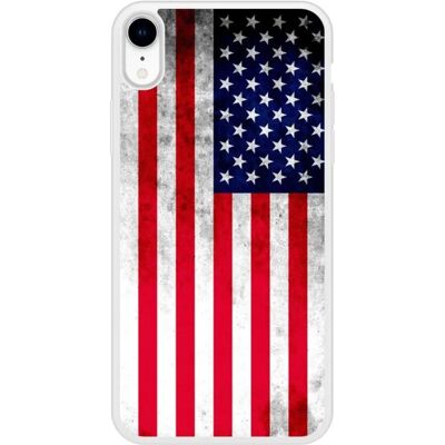 Coque en Silicone avec Drapeau USA pour iPhone XR - Publicité Coque en Silicone avec Drapeau USA pour iPhone XR - Publicité