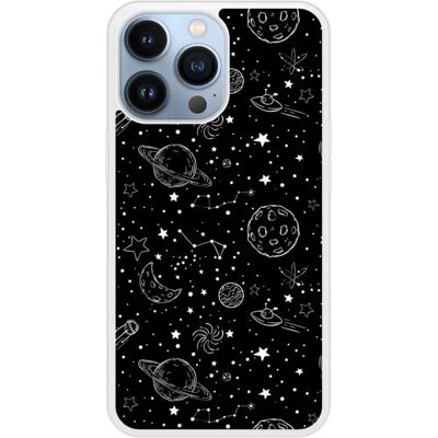 Coque en silicone 1001coques pour iPhone 13 Pro - Compatible Galaxy Draw - Publicité Coque en silicone 1001coques pour iPhone 13 Pro - Compatible Galaxy Draw - Publicité