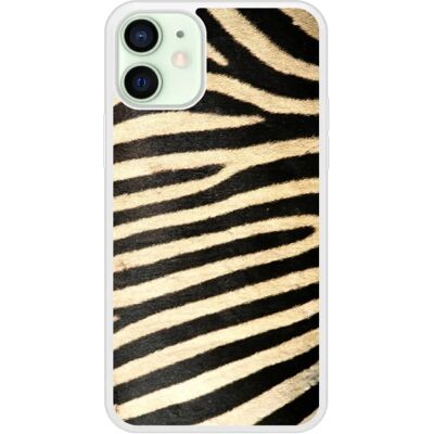 Coque en Silicone 1001coques pour iPhone 12 Mini Zèbre - Protection - Publicité Coque en Silicone 1001coques pour iPhone 12 Mini Zèbre - Protection - Publicité