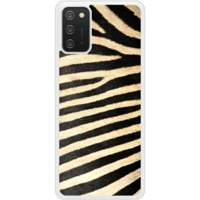 Coque en silicone 1001coques pour Samsung Galaxy A02s Zèbre - Publicité Coque en silicone 1001coques pour Samsung Galaxy A02s Zèbre - Publicité