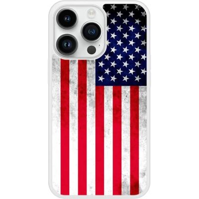 1001coques - iPhone 14 Pro - USA Drapeau - Coque de téléphone - Publicité 1001coques - iPhone 14 Pro - USA Drapeau - Coque de téléphone - Publicité