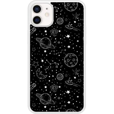 1001coques iPhone 12 Galaxy Draw Silicone Renforcé - Coque de Protection - Publicité 1001coques iPhone 12 Galaxy Draw Silicone Renforcé - Coque de Protection - Publicité
