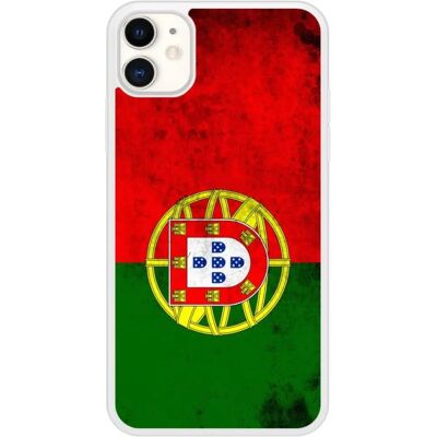 Coque en silicone 1001coques pour iPhone 11 Drapeau Portugal - Publicité Coque en silicone 1001coques pour iPhone 11 Drapeau Portugal - Publicité