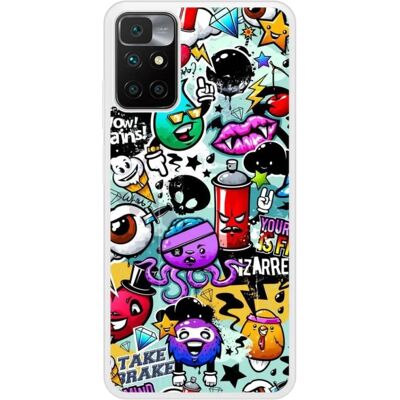 Coque en silicone 1001coques compatible Xiaomi Redmi 10 Graffiti - Publicité Coque en silicone 1001coques compatible Xiaomi Redmi 10 Graffiti - Publicité