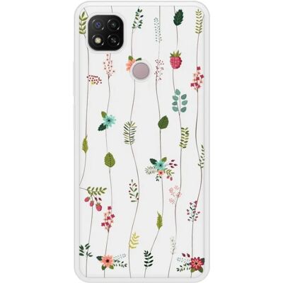 Coque en silicone fleuries compatible Xiaomi Redmi 9c - Publicité Coque en silicone fleuries compatible Xiaomi Redmi 9c - Publicité