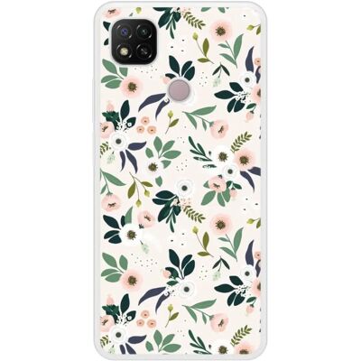 Coque en silicone fleurs pour Xiaomi Redmi 9c - Publicité Coque en silicone fleurs pour Xiaomi Redmi 9c - Publicité