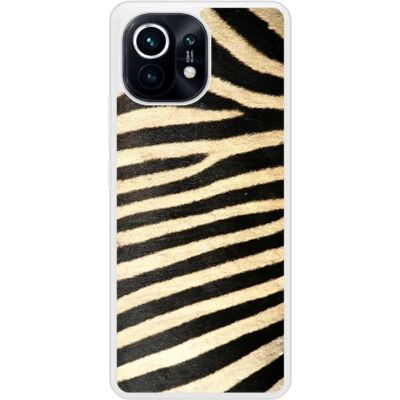 Coque en silicone 1001coques Xiaomi Mi 11 Zèbre - Publicité Coque en silicone 1001coques Xiaomi Mi 11 Zèbre - Publicité