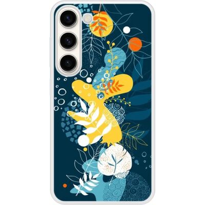 Coque en silicone 1001coques Samsung Galaxy S23 Sea Flowers - Publicité Coque en silicone 1001coques Samsung Galaxy S23 Sea Flowers - Publicité