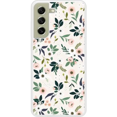 1001coques Coque en silicone floral pour Galaxy S21 FE - Publicité 1001coques Coque en silicone floral pour Galaxy S21 FE - Publicité