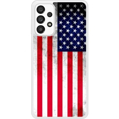 1001coques Coque en silicone pour Samsung Galaxy A33 5G Drapeau USA - Publicité 1001coques Coque en silicone pour Samsung Galaxy A33 5G Drapeau USA - Publicité