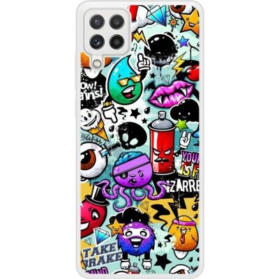 Coque en silicone 1001coques pour Samsung Galaxy A22 4G Graffiti - Publicité Coque en silicone 1001coques pour Samsung Galaxy A22 4G Graffiti - Publicité