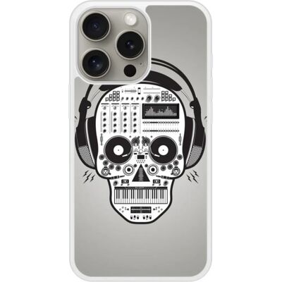 1001coques iPhone 15 Pro Skull Music - Renforcé Silicone - Étui - Publicité 1001coques iPhone 15 Pro Skull Music - Renforcé Silicone - Étui - Publicité