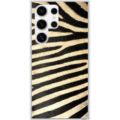 Samsung Galaxy S24 Ultra - Coque en Silicone Zèbre - Publicité Samsung Galaxy S24 Ultra - Coque en Silicone Zèbre - Publicité