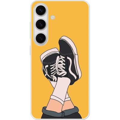 Coque en silicone 1001coques Samsung Galaxy S24 - Sneakers - Publicité Coque en silicone 1001coques Samsung Galaxy S24 - Sneakers - Publicité