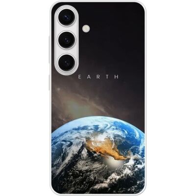 Samsung Galaxy S24 Earth - Coque en silicone renforcé imprimée - Publicité Samsung Galaxy S24 Earth - Coque en silicone renforcé imprimée - Publicité