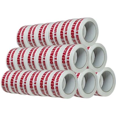 Cinta de Embalaje Tecplast - 'ne pas depalettiser', Impresa, 50mm x 100m, Caja 36 Cinta de Embalaje Tecplast - 'ne pas depalettiser', Impresa, 50mm x 100m, Caja 36