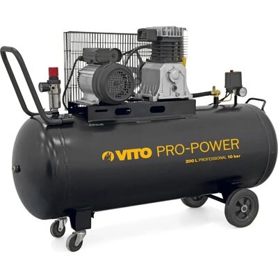 VITO - Compresseur à courroie 200L 10 bar 4 hp professionnel - Publicité VITO - Compresseur à courroie 200L 10 bar 4 hp professionnel - Publicité