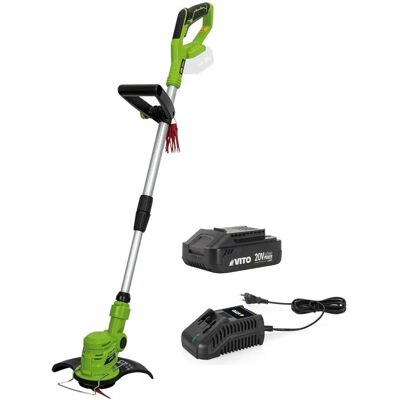 Taille-bord sans fil VITO 20V + Ensemble 20 Lames - Publicité Taille-bord sans fil VITO 20V + Ensemble 20 Lames - Publicité