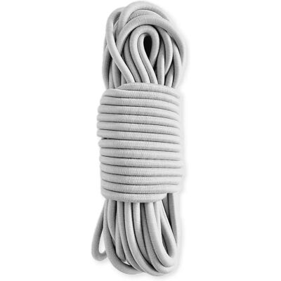 Tecplast - 8SW - Gris - 20m - Corde élastique - Publicité Tecplast - 8SW - Gris - 20m - Corde élastique - Publicité