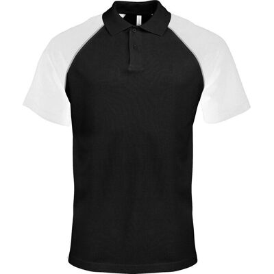 Kariban Herren Baseball Polo - L Kariban Herren Baseball Polo - L