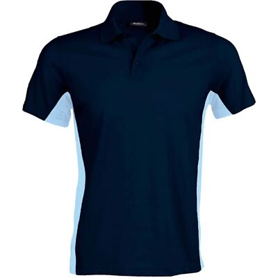 Kariban Blau Flaggen-Polo - Polohemd Kariban Blau Flaggen-Polo - Polohemd