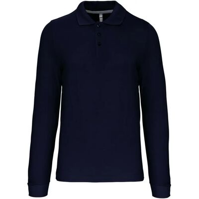 Kariban XL Blau Langarm Polo - Polo Shirt Kariban XL Blau Langarm Polo - Polo Shirt