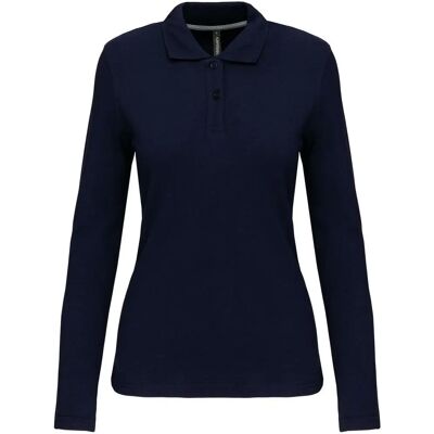 Kariban XXL Langarm-Poloshirt für Damen - Baumwolle Kariban XXL Langarm-Poloshirt für Damen - Baumwolle
