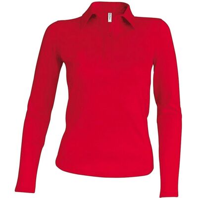 Kariban XXL Red Long Sleeve Polo Shirt - Polo Shirt Kariban XXL Red Long Sleeve Polo Shirt - Polo Shirt
