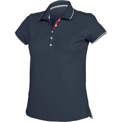 Kariban S Blue Cotton Pique Polo Shirt - Polo shirt Kariban S Blue Cotton Pique Polo Shirt - Polo shirt