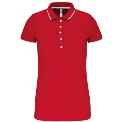 Kariban Red Short Sleeve Polo Shirt - Polo shirt Kariban Red Short Sleeve Polo Shirt - Polo shirt
