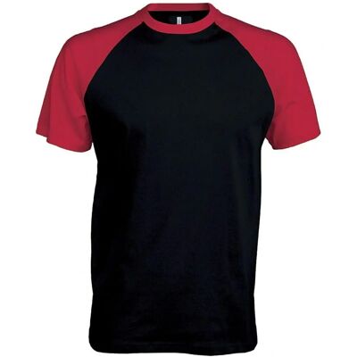 Kariban M Noir - T-shirt Baseball - Style Décontracté Moderne - Publicité Kariban M Noir - T-shirt Baseball - Style Décontracté Moderne - Publicité