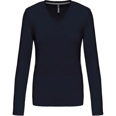 Kariban V-neck Long Sleeve Cotton T-shirt - T-shirt Kariban V-neck Long Sleeve Cotton T-shirt - T-shirt
