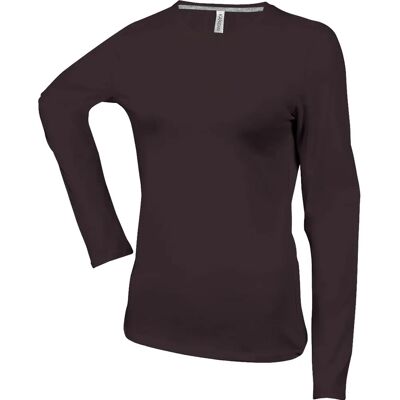 Kariban XL Brown Long Sleeve T-shirt - T-shirt Kariban XL Brown Long Sleeve T-shirt - T-shirt