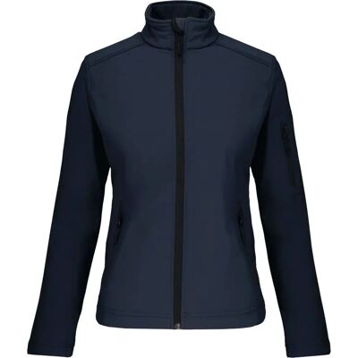 KARIBAN Blue Softshell Jacket for Women - Fitness KARIBAN Blue Softshell Jacket for Women - Fitness