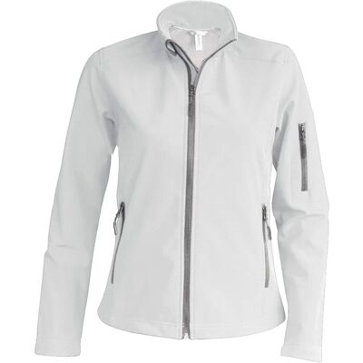 KARIBAN Softshell Jacke 4XL - Weiß - Fitness KARIBAN Softshell Jacke 4XL - Weiß - Fitness
