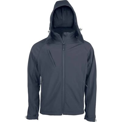 KARIBAN Softshell-Jacke mit abnehmbarem Kapuze - L KARIBAN Softshell-Jacke mit abnehmbarem Kapuze - L