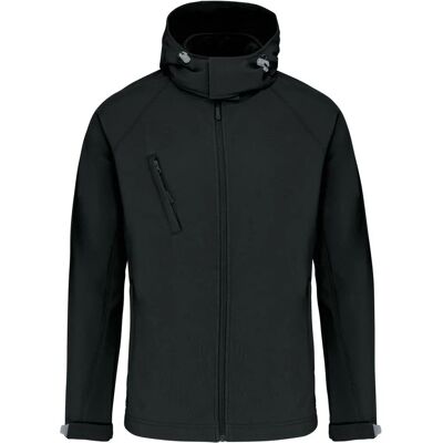 KARIBAN Softshell-Jacke für Herren - 3XL - Schwarz - Fitness KARIBAN Softshell-Jacke für Herren - 3XL - Schwarz - Fitness