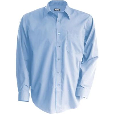 Kariban Jofrey Langarmhemd - Blau Kariban Jofrey Langarmhemd - Blau