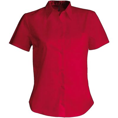 Kariban Judith Red Short Sleeve Shirt - Shirt Kariban Judith Red Short Sleeve Shirt - Shirt