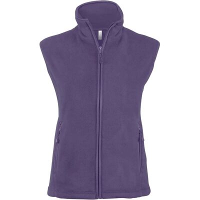 Kariban Mélodie Weste - Mikropolar Damenjacke - Violett - XXL Kariban Mélodie Weste - Mikropolar Damenjacke - Violett - XXL