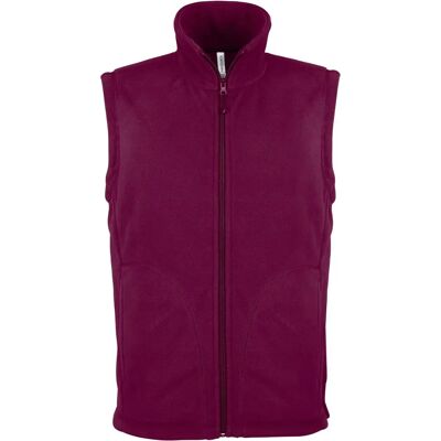 KARIBAN Luca Bordeaux Sportweste - Mikropolar S KARIBAN Luca Bordeaux Sportweste - Mikropolar S