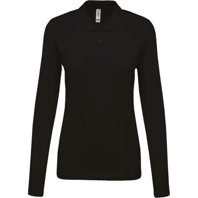 Kariban Black Polo Shirt - Piqué Cotton - Slim Fit Kariban Black Polo Shirt - Piqué Cotton - Slim Fit