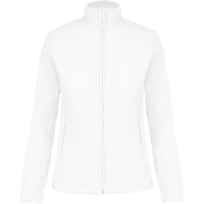 Kariban K907 Weiße Mikrofleece Jacke - Jacke Kariban K907 Weiße Mikrofleece Jacke - Jacke