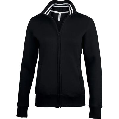 Kariban M Sweatshirt en Fleece Noir avec Zip - Publicité Kariban M Sweatshirt en Fleece Noir avec Zip - Publicité