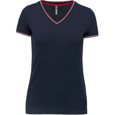 Kariban K394 V-Ausschnitt Piqué T-Shirt - XL Kariban K394 V-Ausschnitt Piqué T-Shirt - XL